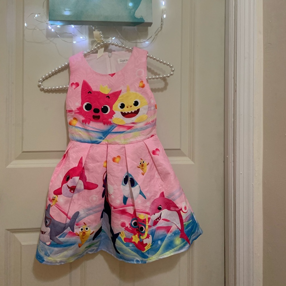 Baby shark Toddler birthday party dress